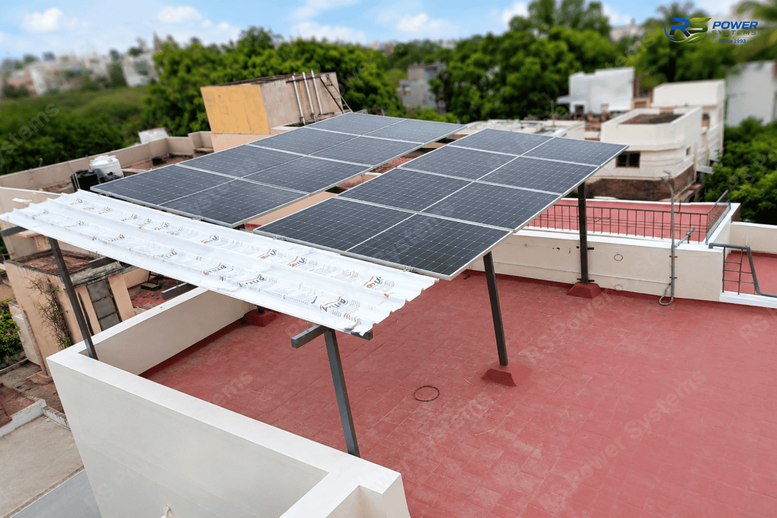 5kW Hybrid Solar System Project by Tata Power Solar in Madurai Tamil Nadu